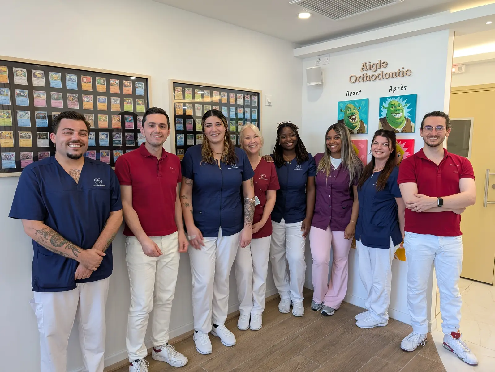 L'équipe d'Aigle Orthodontie à Grenoble